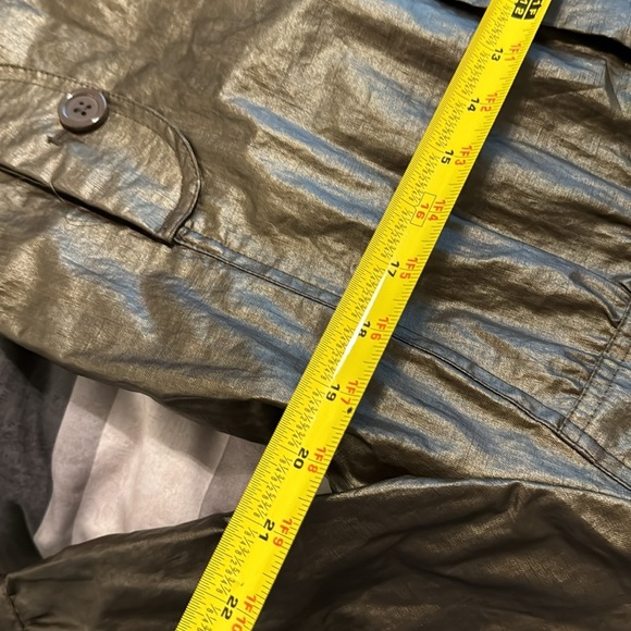 Chico's Bronze Shimmer Winchester Elbow Jacket Chico's - Picture 6 of 10